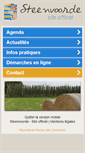 Mobile Screenshot of mairie-steenvoorde.fr